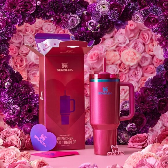 STANLEY Berry Truffle 40 oz Quencher Valentine's Day NEW IN BOX Limited Edition - Picture 5 of 16